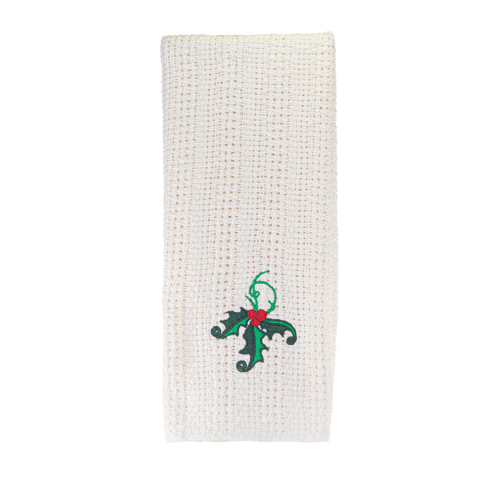 100% Cotton Novelty Embroidered Kitchen Towels  24" x 15"